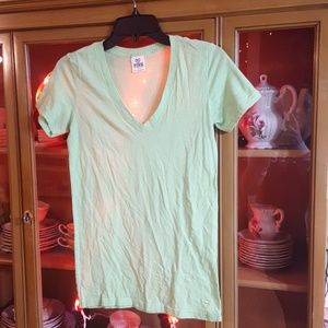 PINK VS v neck tee